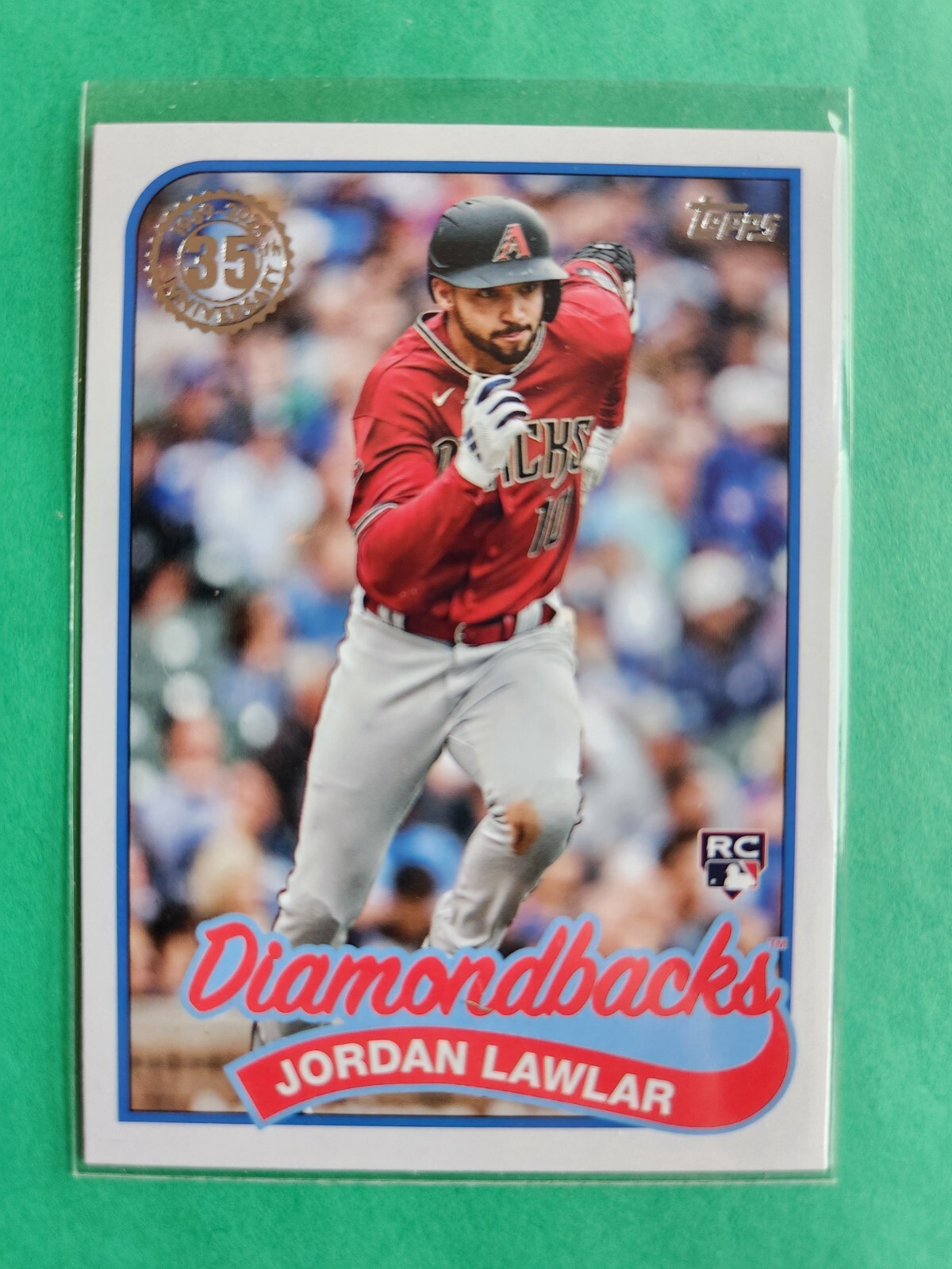 2024 Topps Series 1 - 1989 Topps Baseball #89B-1 Jordan Lawlar (RC)
