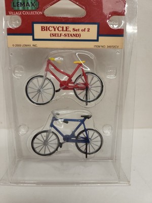Lemax Village Collection ''Bicycls, Set Of 2 Family Biking