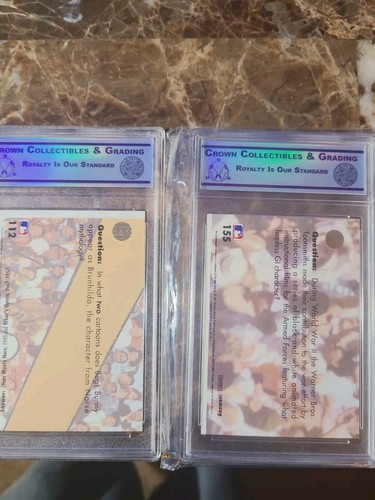 1991 Upper Deck Looney Tunes # 155 Graded 9.5 An 91 Looney Tunes Graded 9 # 112 - Picture 2 of 2