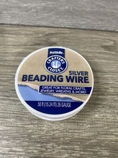 Silver Beading Wire Art skills Crafters Closet 50ft