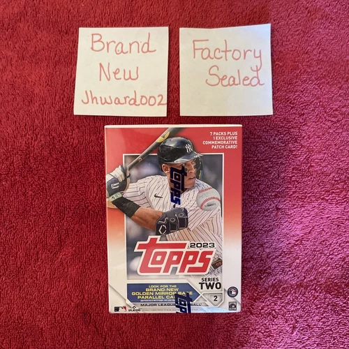 2023 Topps Series 2 Baseball Sealed Blaster Box ~ 7 Packs New FREE SHIPPING!