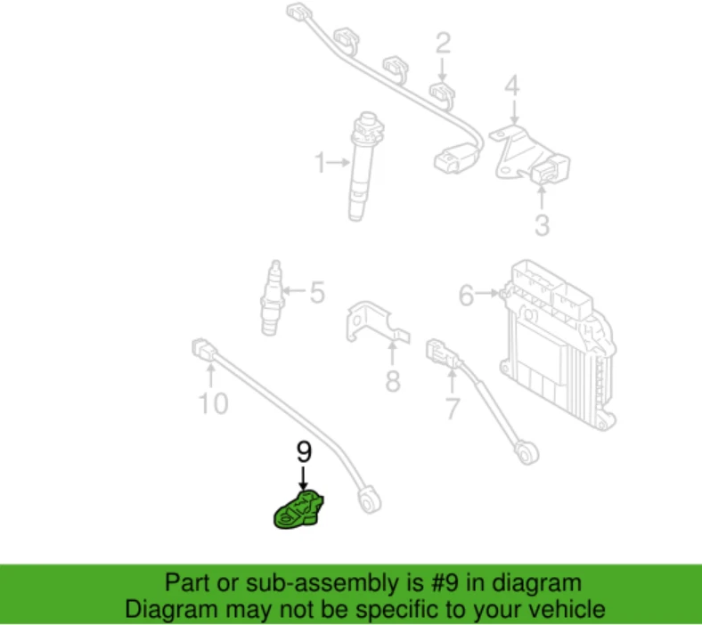 OEM✅CAMSHAFT POSITION SENSOR T.D.C for 2000-2006 HYUNDAI ACCENT # 39350-22600 Foto 4 de 4