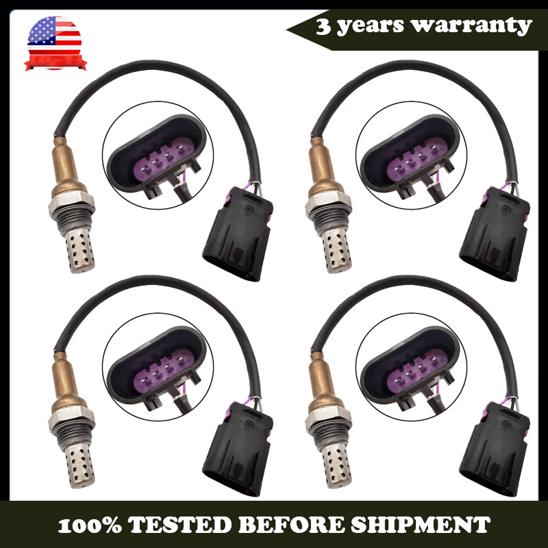 4X Up & Down Oxygen O2 Sensor For 2006-10 Hyundai Sonata 3.3L V6 Kia Sedona 3.8L