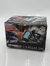 AutoPage 🌟C3-RS665-2W Remote Start & Security Alarm System LCD Fob 🌟