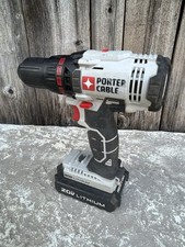 Porter Cable Drill 1/2” PCC601 With 20V Lith. Battery/ Light/all Works Tested