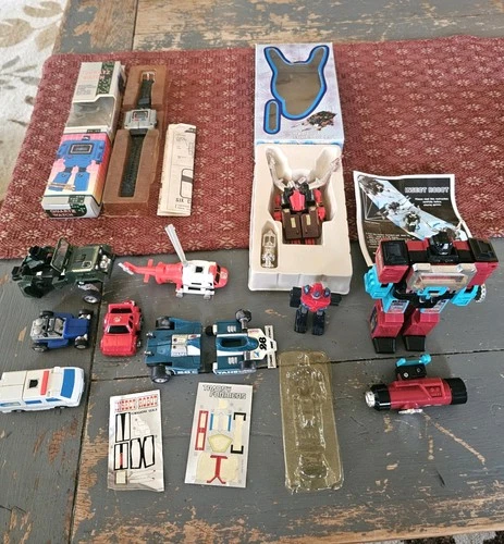 Vintage Original 1980's Transformers & More Lot Some Boxed Must See