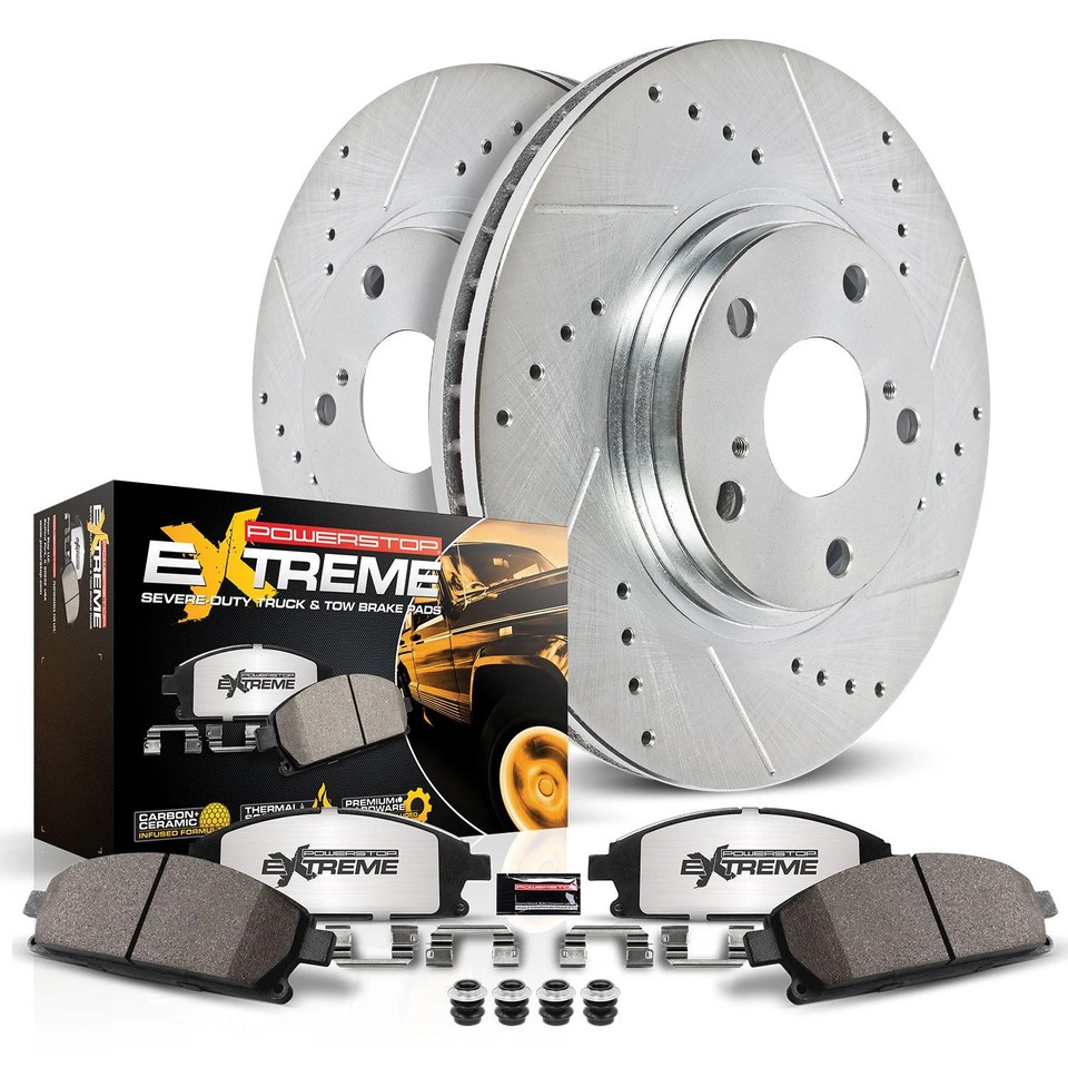 PowerStop Front Yellow Caliper Kit | 2017–2020 Toyota 86 (S7084YLW)