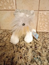 Ganz Webkinz Schnauzer HM159 Stuffed Plush Dog with Tags and Code