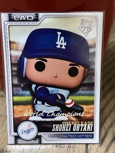 2026 Topps Series 1 Shohei Ohtani Funko Pop Prerelease Promo Card Not The SP