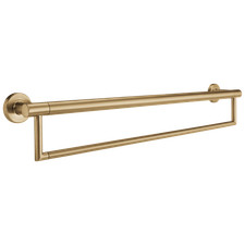 Delta 41519-CZ BathSafety 24 inch Towel Bar with Assist Bar Champagne Bronze