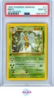 BIBOR POKEMON BASE SET 1ST EDITION 1999 17/102 GERMAN PSA 10