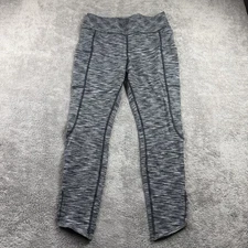 Member's Mark Everyday Legging Womens Large Gray/Blue High Rise Side Pocket NWT