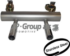 Sportschalldämpfer JOPEX JP GROUP 8120802100 Edelstahl Doppelendrohr für VW 15