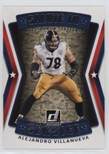 2017 Panini Donruss Salute to Service Alejandro Villanueva #5 12bz