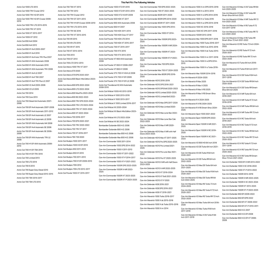 (2 Pack) Tusk M/R Tire 30x10-15 For ARCTIC CAT Prowler XTX 700 H1 4X4 LE 2008 Foto 2 de 4