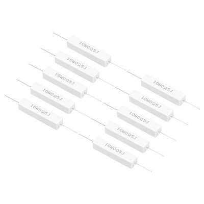 20 Pcs 0.5 Ohm Resistors, 10W Power Ceramic Cement Resistor Kit Tolerance 5%