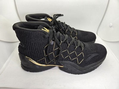 Anta KT3 2018 Finals Away Basketball Shoes Men s 9 Black Wakanda Klay Thompson