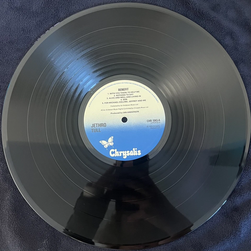 Jethro Tull Benefit Vinyl Record LP NM - Image 4 of 4