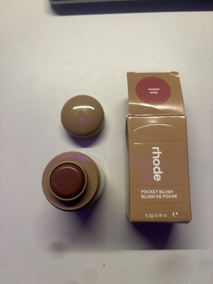 Rhode Pocket Blush Toasted Teddy Peptide Blush Full Size Brandneu