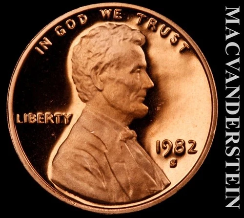 1982-S Lincoln Memorial Cent Proof — photo from another recent sale