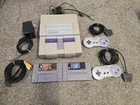 VTG Super Nintendo SNES Console SNS-001 Tested Donkey Kong Country Mario World