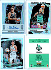 LEONIE FIEBICH 2024-25 Panini WNBA SILVER Prizm 4-Card Auto/RC/Base Lot🏀LIBERTY