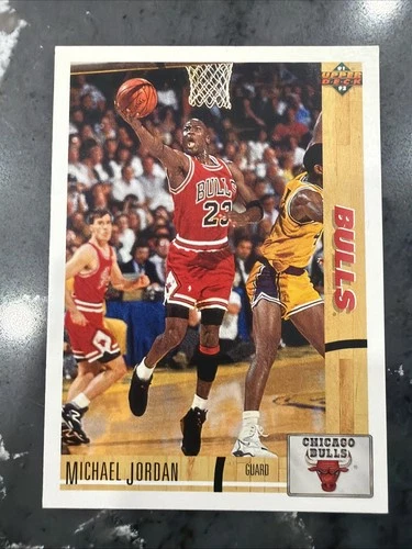 1991-92 Upper Deck Basketball - #44 Michael Jordan Card, Chicago Bulls - Clean