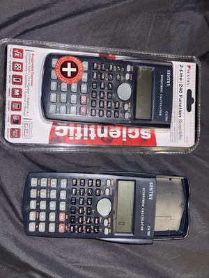 Sentry CA700 Scientific Calculator Two-Line Display 240 Functions Case