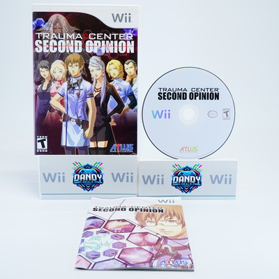 #ad Trauma Center Second Opinion CIB W Manual Wii $17.99