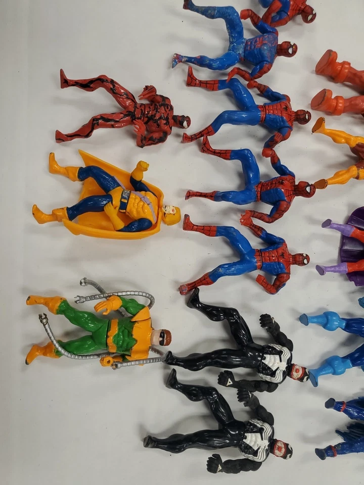 90s Toy Biz Marvel Steel Mutants Lot of 22 Diecast Figures 2.5” X-Men SpiderMan - Image 4 of 4