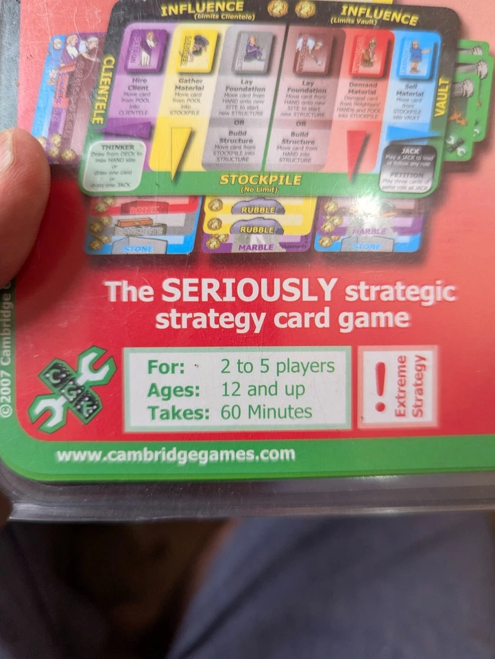 GLORY TO ROME Board Game 100% COMPLETE 2007 MULTI AWARD WINNER - Image 3 of 4