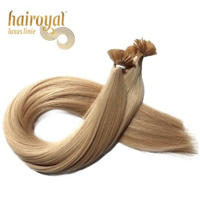 Hairoyal   Luxus Extensions - Russisches Echthaar glatt 30/35 cm - Remy-Echthaar