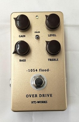 HTJ-WORKS 1054 Flood Overdrive Gitarren-Effektpedal handgefertigt gebraucht