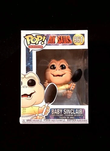 Baby Sinclair Funko Pop! 961 Dinosaurs Television box dmg in New Protector!