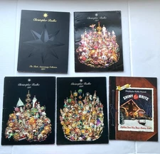 Lot of CHRISTOPHER RADKO CATALOGS, 1992,1993,1994,1995, Shiny Brite
