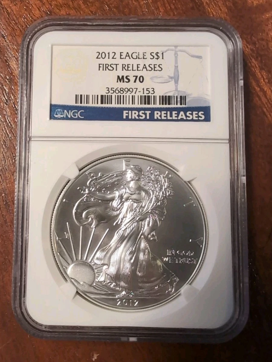 American Eagle MS 70 Graded 2012 Silver Bullion Coins for sale | eBay