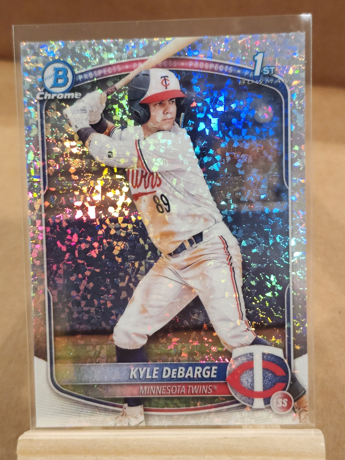 2025 Bowman Baseball Chrome Mini-Diamond Refractor Kyle DeBarge #BCP139