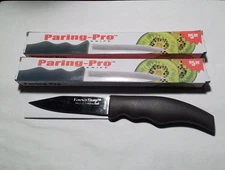2 Paring Pro Forever Sharp Knife Surgical Steel Stainless 3in New In Box
