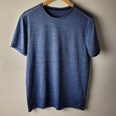 Good Move M&S Herren Gr. M Blau Stretch T-Shirt Freizeit Sport Laufen Fitness Training