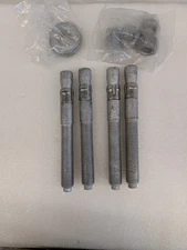 1" x 9" HDG WEJ-IT Concrete Expansion/Wedge Anchors ATG1090, Galvanized Box of 4