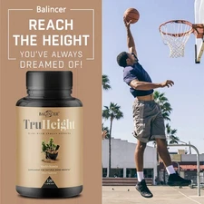 Truheight Capsules Improves Bone Strength Immune System Overall Health 120 Pills