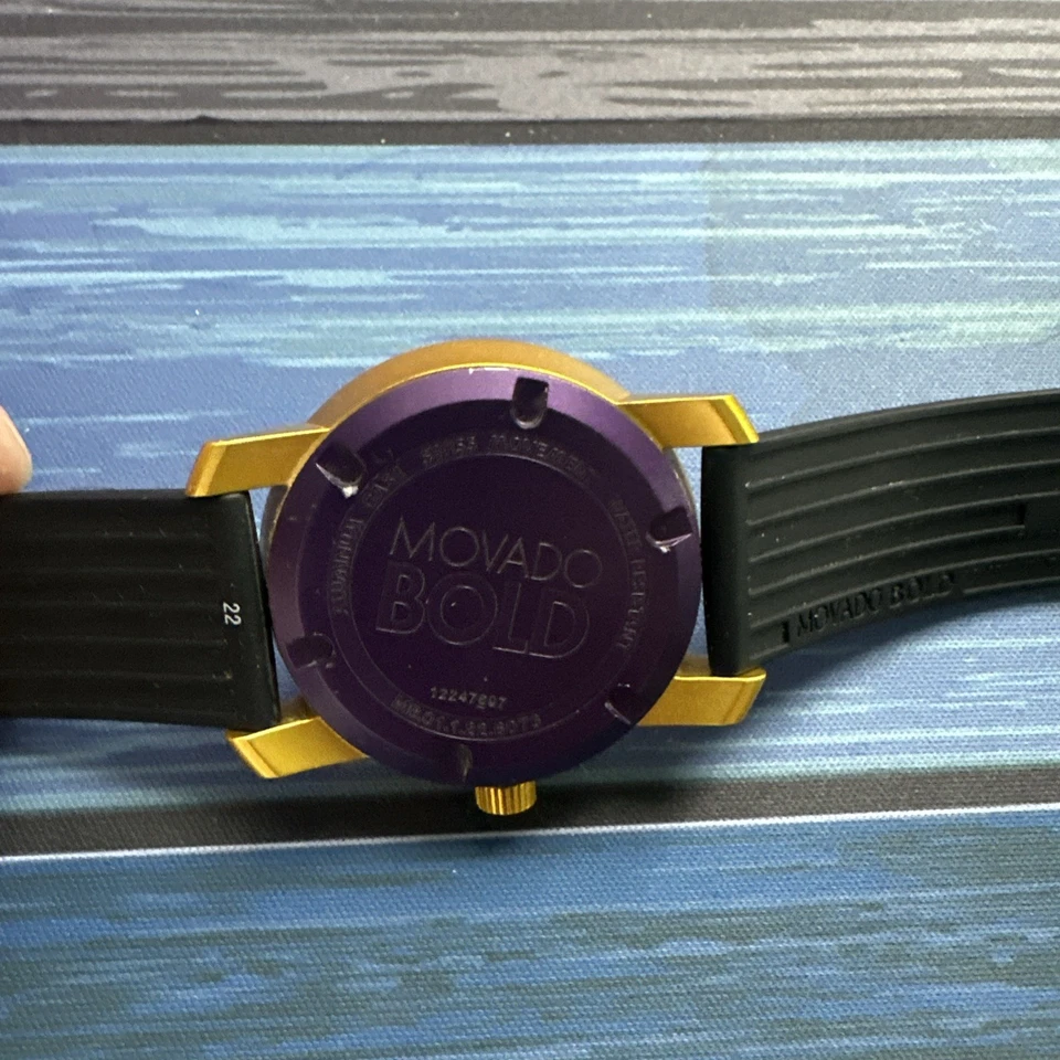 Movado BOLD 42mm Silicone Band Wristwatch for Men - Image 3 of 4