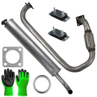 Polmo Kollektorrohr Endtopf Auspuff FüR Volkswagen Transporter T3 1.7D (85-92)