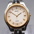[Exc+5] SEIKO Dolce 8J41-6030 Quartz Roman Dial Men's Vintage Watch From JAPAN