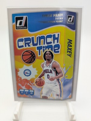 Panini 2024-25 Donruss Crunch Time Press Proof Tyrese Maxey #13 76ers