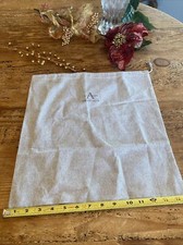 NEW AQUATALIA Drawstring Cotton Dust Travel Storage Bag 14.5" X 15.5"