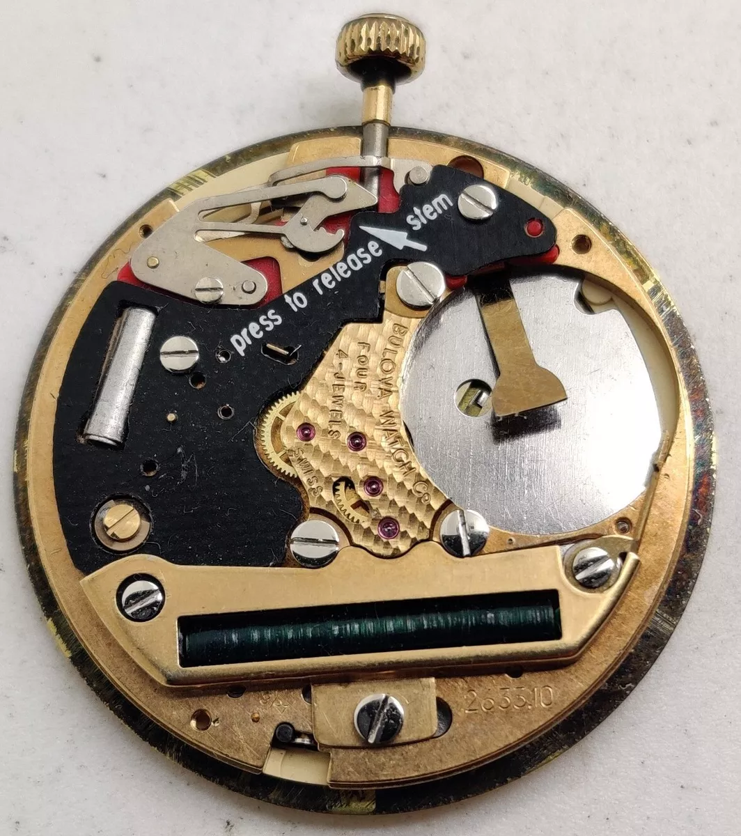 Bulova Accutron Cal. 2633.10 Quartz watch movement Works for