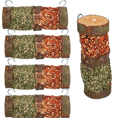 Kleintier Haustier Leckerli Kaninchen Meerschweinchen Naturals Doppel Holzrolle