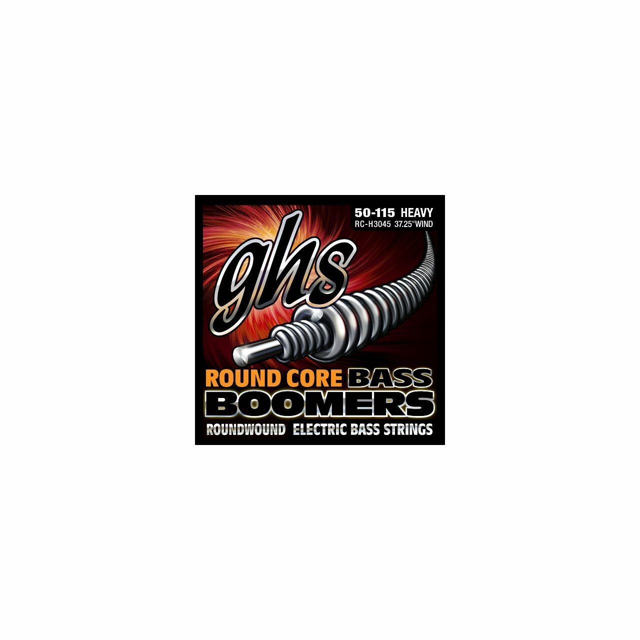 GHS Round Core Bass Boomers RC-H3045 - Басовые струны, 4-струнные, Тяжелые, .050-.115