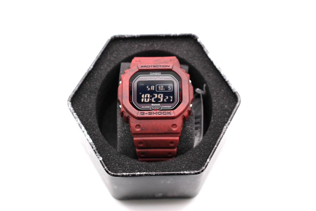 CASIO G-SHOCK GW-B5600SL-4 SAND LAND Red Limited Solar Bluetooth